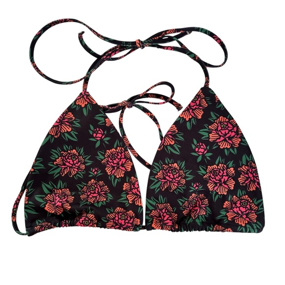 take to the grave Other - NWOT Take To The Grave American Traditional Floral Bikini Top Size Large